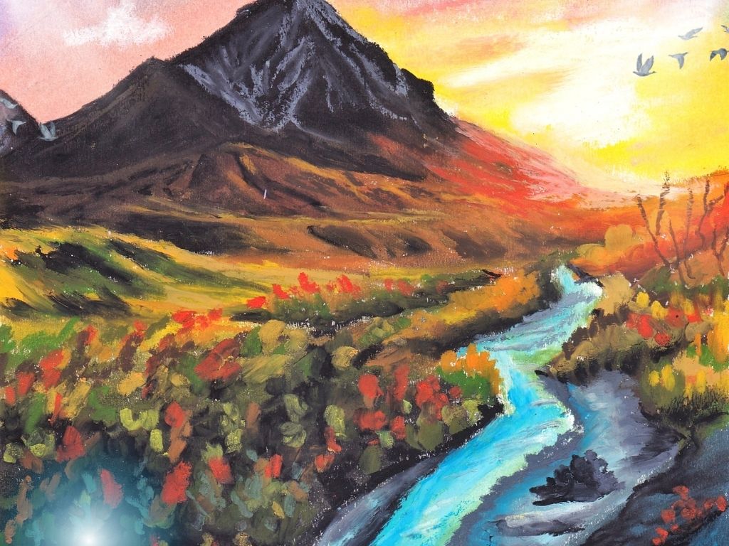 Acrylic Illustration